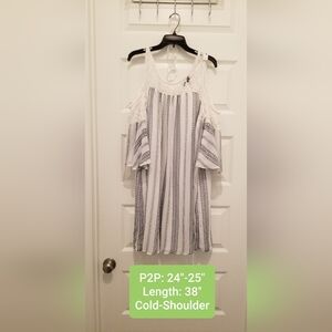 Trixxi Clothing Company Cold Shoulder Mini Dress, NWOT, Size 3X